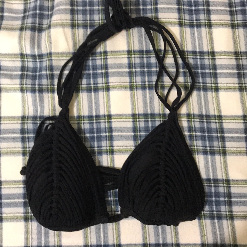 Fringe Triangle Bikini Top